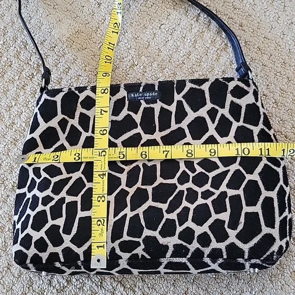 Kate Spade New York Leather Trimmed Animal Print Shoulder Bag - Picture 9 of 11